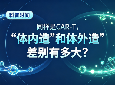 科普时间 | 同样是CAR-T，”体内造”和”体外造”差别有多大？